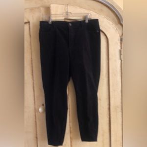 Talbots 14P Black Corduroy Pants